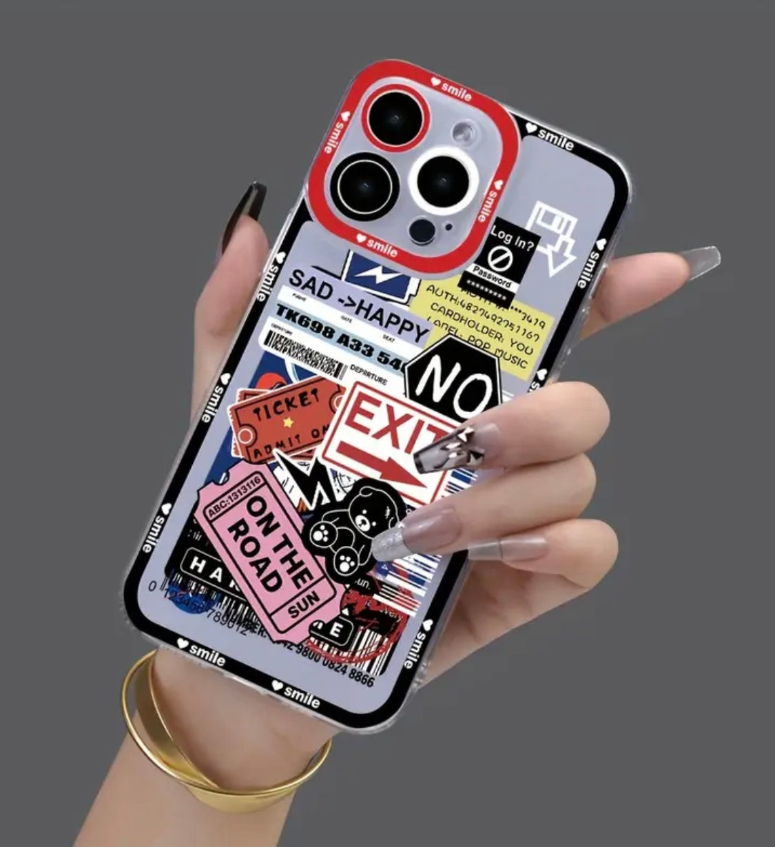 Funda Forro Cover Case Collage Street Iphone [Xs, 11, 12, 13, 14, 15, Pro, Plus, ProMax]