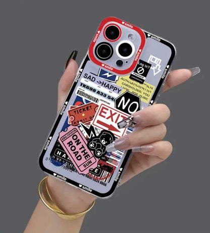 Funda Forro Cover Case Collage Street Iphone [Xs, 11, 12, 13, 14, 15, Pro, Plus, ProMax]